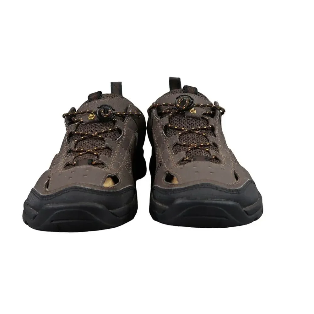 Teva Shoes Men 8 Sandal Fisherman Kitling Slip On Closed Toe Sport Comfort Brown